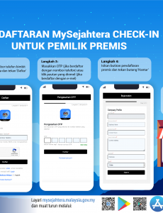 Pendaftaran MySejahtera Check-in Untuk Pemilik Premis